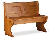 Foto panche per arredo taverna soggiorno pub pizzeria birreria in stile rustico country cm 136