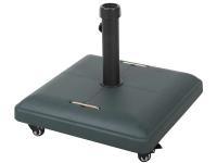 Foto base in cemento con ruote color grigio per ombrelloni bar ristorante piscine terrazze