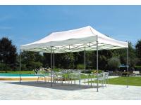 Foto gazebo pieghevole 3×6 mt in alluminio per arredo contract esterno bar
