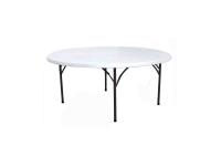 Foto tavolo fisso tondo catering ø 180 cm piano in polietilene alta densità