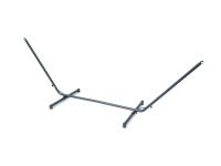 Foto supporto in acciaio per amache colore grigio antracite