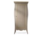 Foto armadio in legno 1 anta bombato fintura laccata per arredamenti moderni e contemporanei