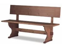 Foto panche in legno per arredamento pizzeria pub ristorante stile rustico cm 150