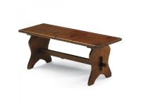 Tavolo quadrato in arte povera, in legno, per enoteche