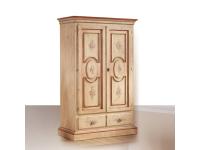 Foto armadio in legno 2 porte 2 casssetti per arredamenti in stile decorato