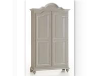 Foto armadio per arredamenti in stile moderno contemporaneo in legno 2 porte in color laccato