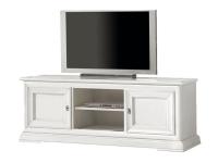 Foto porta tv in legno 2 porte 2 vani a giorno bianco