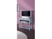 Foto porta tv in legno, 2 cassetti 1 vano giorno, azzurro