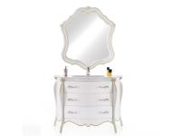 Foto mobile bagno provenzale 3 cassetti con specchiera