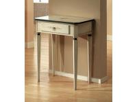 Foto porta telefono in legno 1 cassetto in stile laccato decorato per arredi provenzali