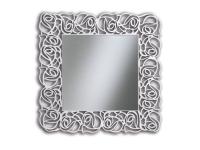 Foto specchiera quadrata laccata in stile moderno contemporaneo