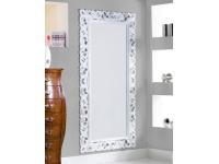 Foto specchiera rettangolare laccato bianco lucido per arredi moderni contemporanei