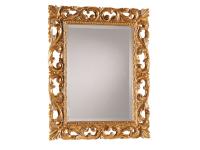 Foto specchiera rettangolare foglia oro arredamenti classici barocco