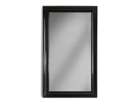 Foto cornice rettangolare nero lucido in stile moderno contemporaneo