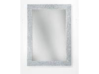 Foto specchiera in graniglia di vetro rettangolare arredi stile moderno contemporaneo