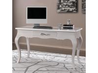 Foto scrittoio classico shabby provenzale in legno 1 cassetto