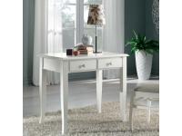 Foto scrittoio shabby provenzale in legno 2 cassetti