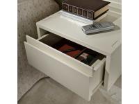 Foto comodino sospeso a muro 1 cassetto in legno per arredamenti moderni contemporanei