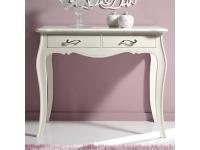 Foto consolle in legno 2 cassetti sagomata per arredamenti contemporanei