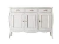 Foto credenza in legno 3 porte 3 cassetti sagomata