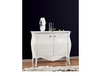 Foto credenzina in legno 2 porte sagomata