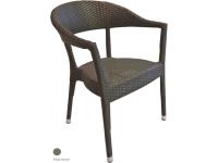 Foto poltrone in alluminio per arredo contract hotel alberghi gelaterie intreccio nylon