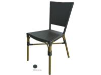 Foto sedia in bambù intreccio rattan pvc per arredo contract ristorante bar pizzeria terrazze