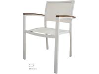 Foto poltrone in alluminio verniciato e tessuto sintetico per arredo contract alberghi pizzerie ristorante