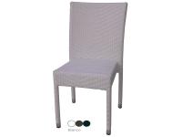 Foto sedie asti eleganti in alluminio intreccio nylon per arredamento contract bar ristorante terrazze piscine giardini