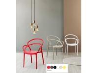 Foto poltrone in polipropilene per arredo locali uso interno esterno bar pub pizzerie ristorante