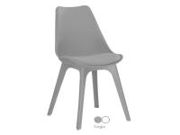 Foto sedia in polipropilene e ecopelle per bar, pub - esterno.