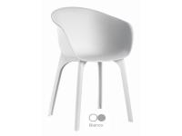 Foto poltrone moderne in polipropilene per arredo hotel bar ristorante terrazze piscine giardini uso esterno.