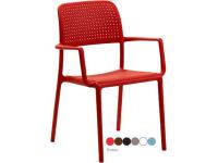 Foto poltrona in polipropilene per hotel, albergo - esterno.