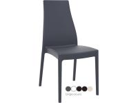 Foto sedie in polipropilene per arrdamento bar ristorante pizzeria stile moderno elegante