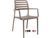 Foto poltrone in stile moderno per arredo bar ristorante in polipropilene uso esterno