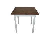 Foto tavoli frosinone arredo bar ristorante gambe quadre bianche e piano in legno massello stile shabby chic provenzale