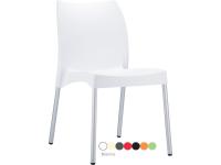 Foto sedie gorizia in polipropilene ed alluminio per arredo moderno interno - esterno trattoria pizzeria bar pub