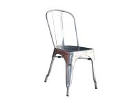 Foto sedie imperia in lamiera galvanizzata per arredo stile industrial moderno color