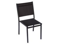 Foto sedie teramo in alluminio e textilene per arredo bar ristorante pizzeria