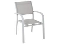 Foto sedie con braccioli in alluminio per arredo esterno bar ristorante