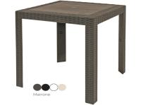 Foto tavoli vercelli in polyrattan per arredo contract ristorante pub trattoria bar uso esterno