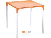 Foto tavoli in alluminio con piano in polipropilene per arredo bar pizzeria gelateria arredo esterno