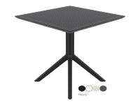 Foto tavoli per arredo giardino in polipropilene uso esterno ristorante bar pizzeria trattoria gelateria