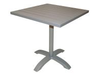 Foto tavoli in alluminio 70x70 per arredo esterno bar ristorante pizzeria hotel albergo