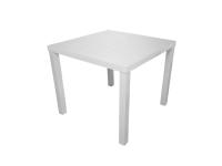 Foto tavoli 80x80 in alluminio sandy color bianco per arredo esterno locali