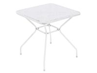 Foto tavoli crotone 4 gambe in ferro color avorio per uso esterno bar ristorante hotel pizzeria