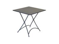 Foto tavoli massa pieghevoli in ferro trattato antiruggine color antracite per arredo esterno locali