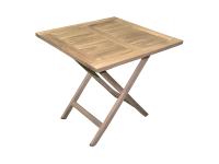 Foto tavolo benevento quadrato in teak per arredo esterno bar ristorante giardini piscine