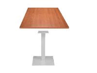 Foto tavoli parma arredamento osterie birrerie base ghisa bianca + piano colore ciliegio stile industrial