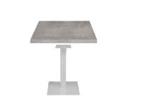 Foto tavoli prato arredo bar ristorante pizzeria stile moderno base bianca + piano grigio cemento